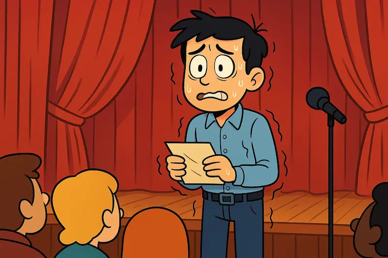 Hello Stage Fright, My Biggest Enemy 